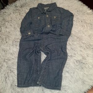 Baby Gap One Piece Denim Set for Child SZ 18-24M